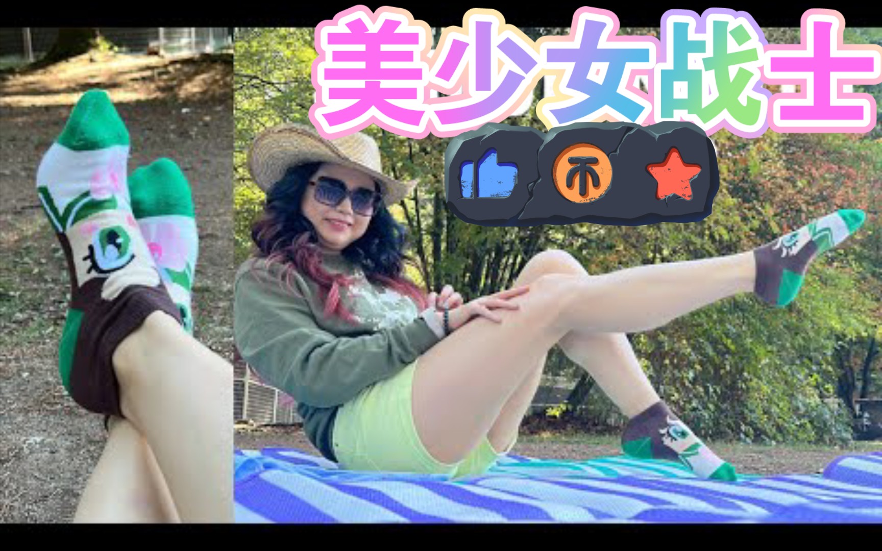 American Girl Soldier cartoon print socks, summer cute trend!