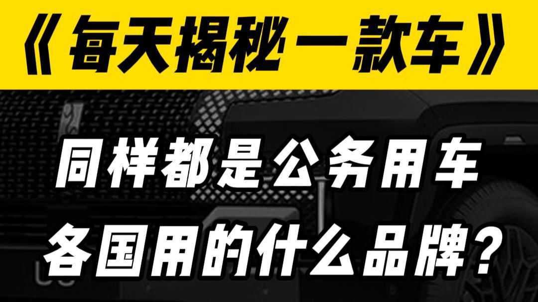 同样都是公务用车,各国用的什么品牌？