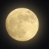 f912 唯美月色月景夜空悬挂一轮金色大月亮皓月十五月亮中秋圆月特写实拍中国风LED视频后期合成制作素材