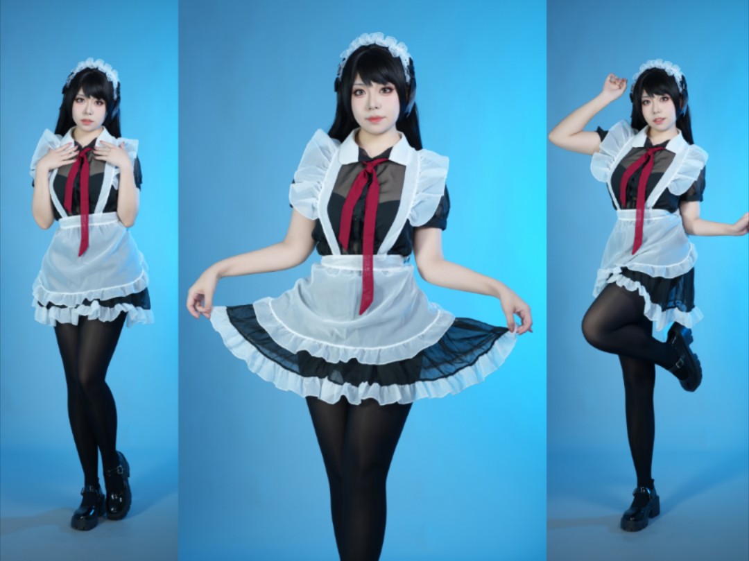 Shibuya/Don't tell me you can say no to a black silk maid.