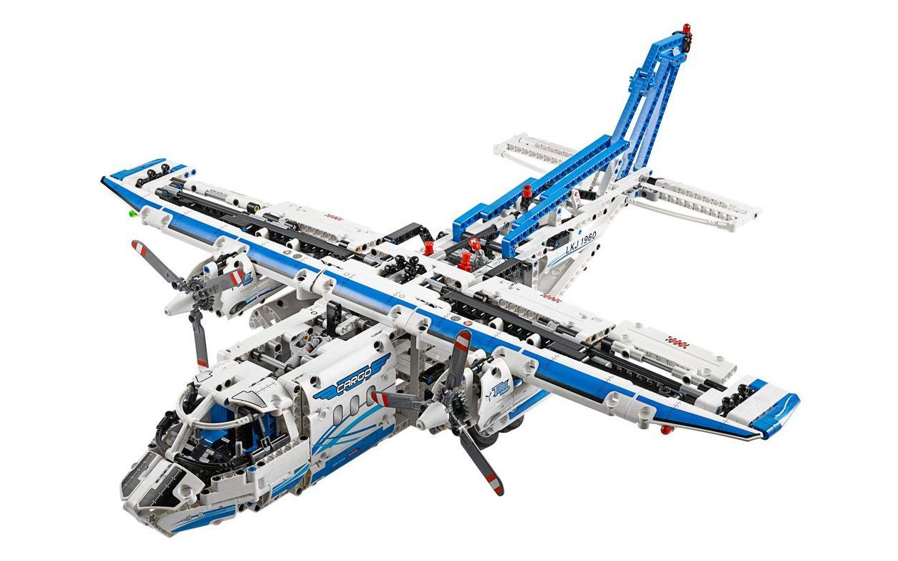 乐高LEGO 42025 科技机械组货运飞机2014速拼评测-哔哩哔哩
