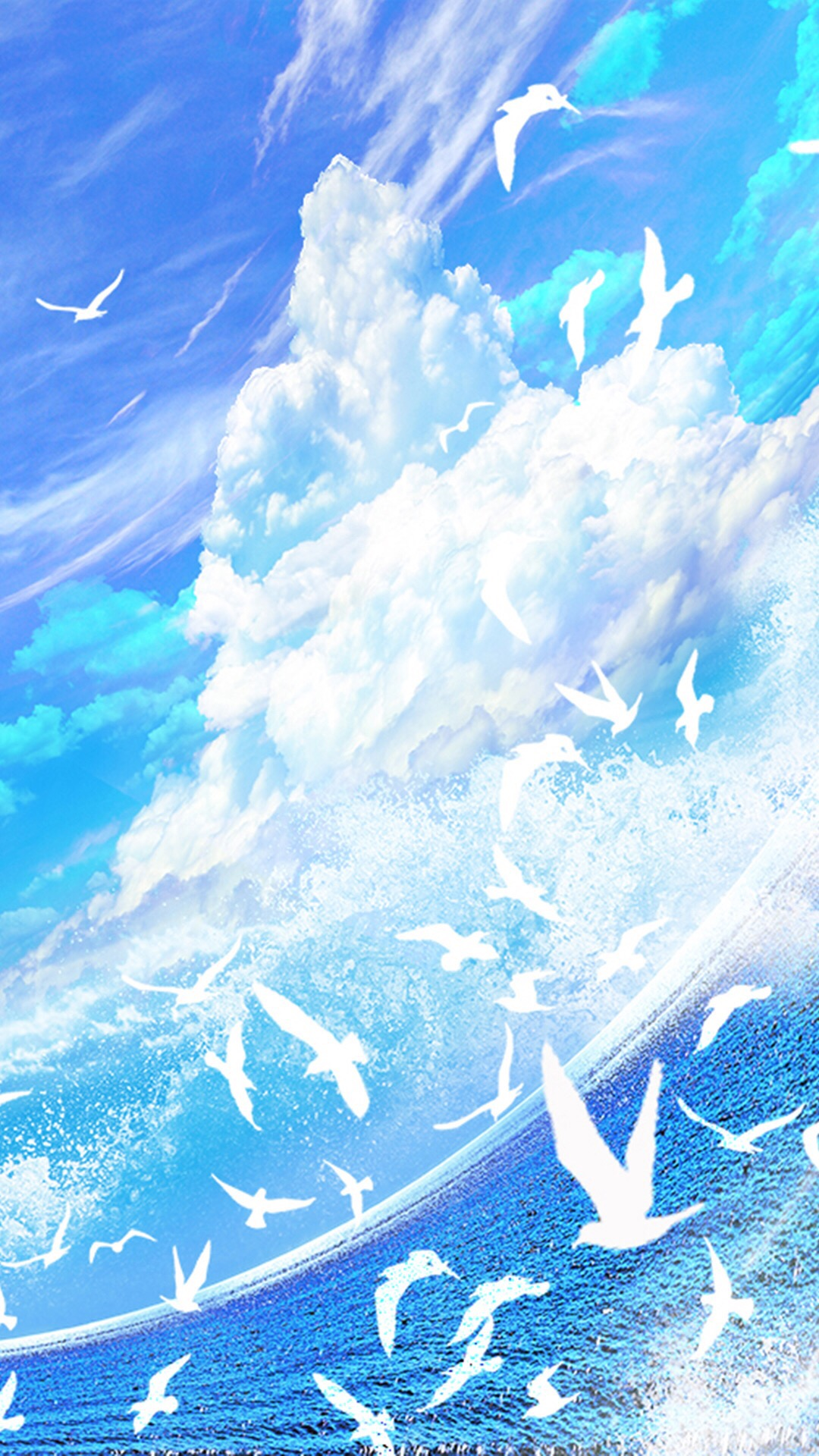 手机壁纸|二次元治愈系意境场景插画第二期 by:b站盐泽 2020年11月21