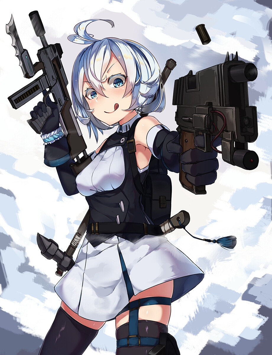 冷酷无情的持枪少女美图特辑:战场上少女们