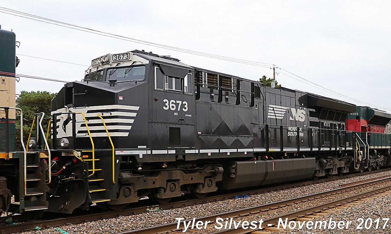 "美国诺福克南方铁路d9-44c/w型,es-44ac/dc型和ac44c6m型内燃机车
