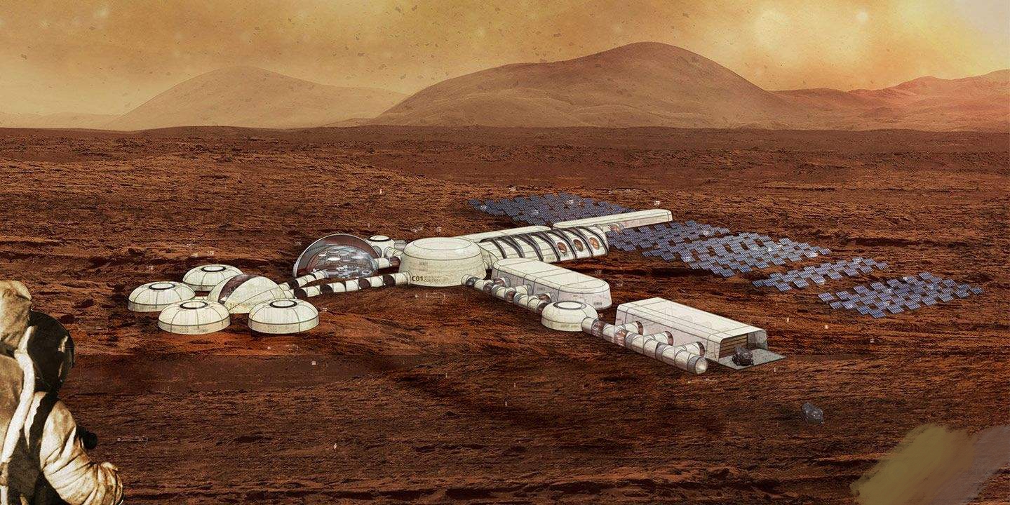 年,2041年和2043年分别发射载人航天火箭登陆火星,并逐步建立火星基地
