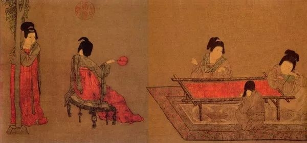 周昉《挥扇仕女图》