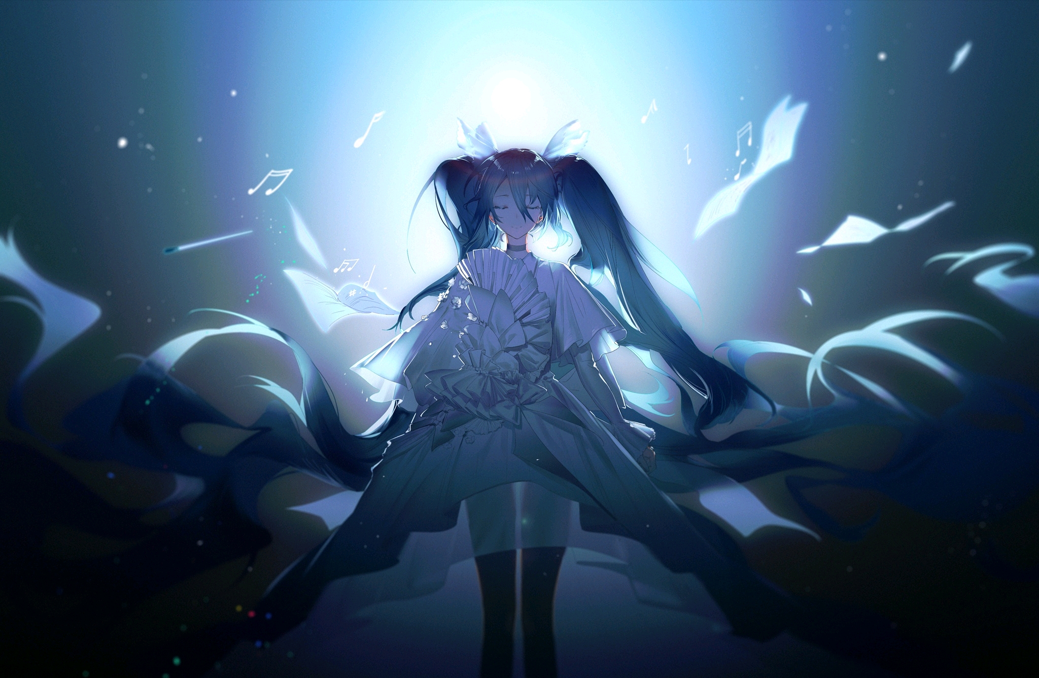 初音未来美图壁纸第32期往期头图づづ