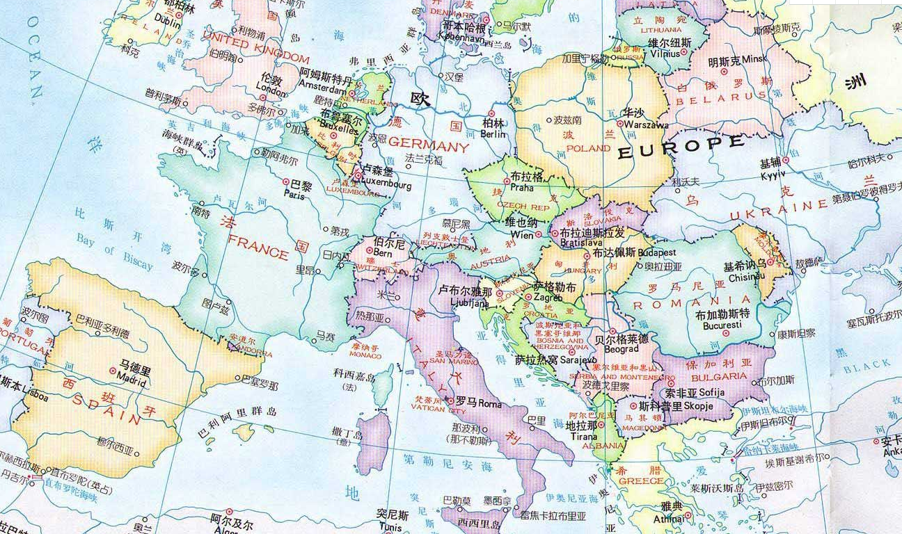 欧洲地图