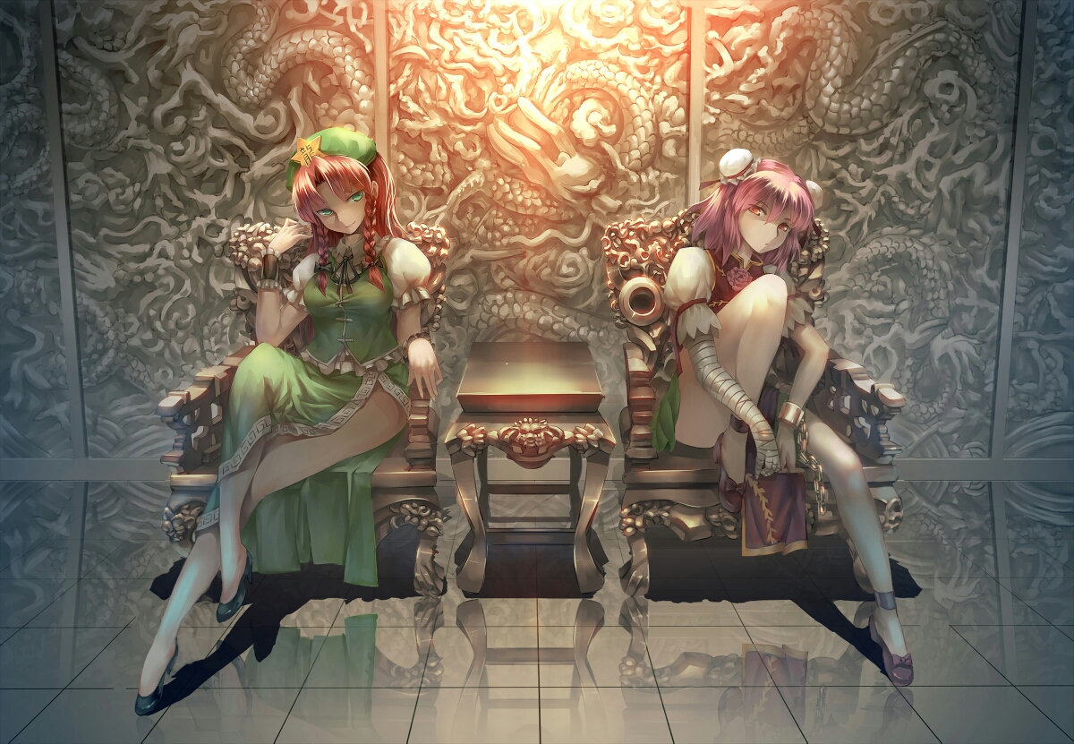 色彩艳丽の门番-红美铃