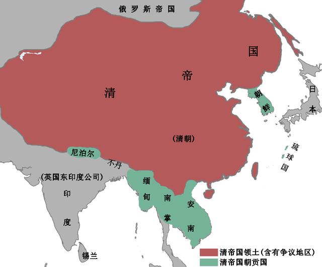 图|公元前87年的汉朝疆域图