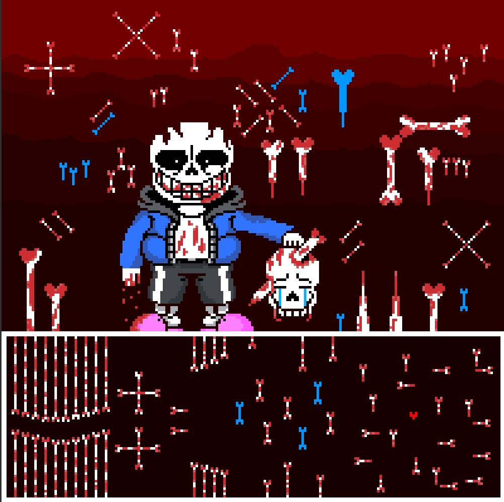 画一个insanity sans