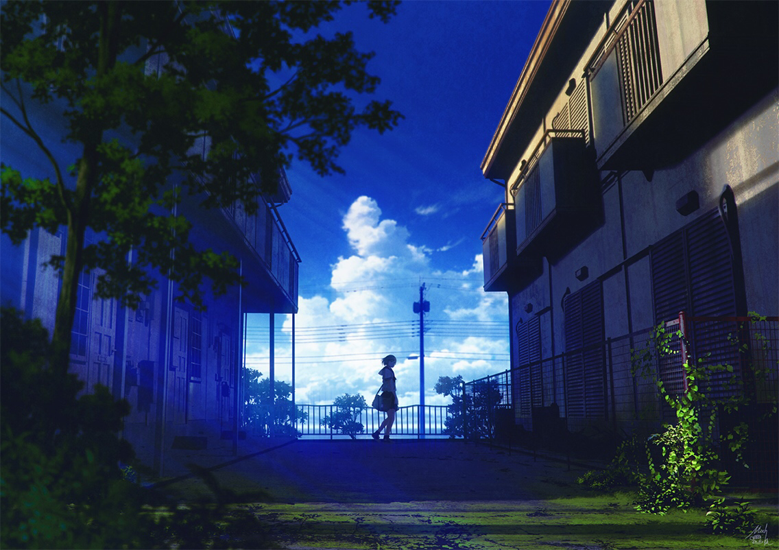 作品名:青の狭间                     画师:mocha@tia【け32a】