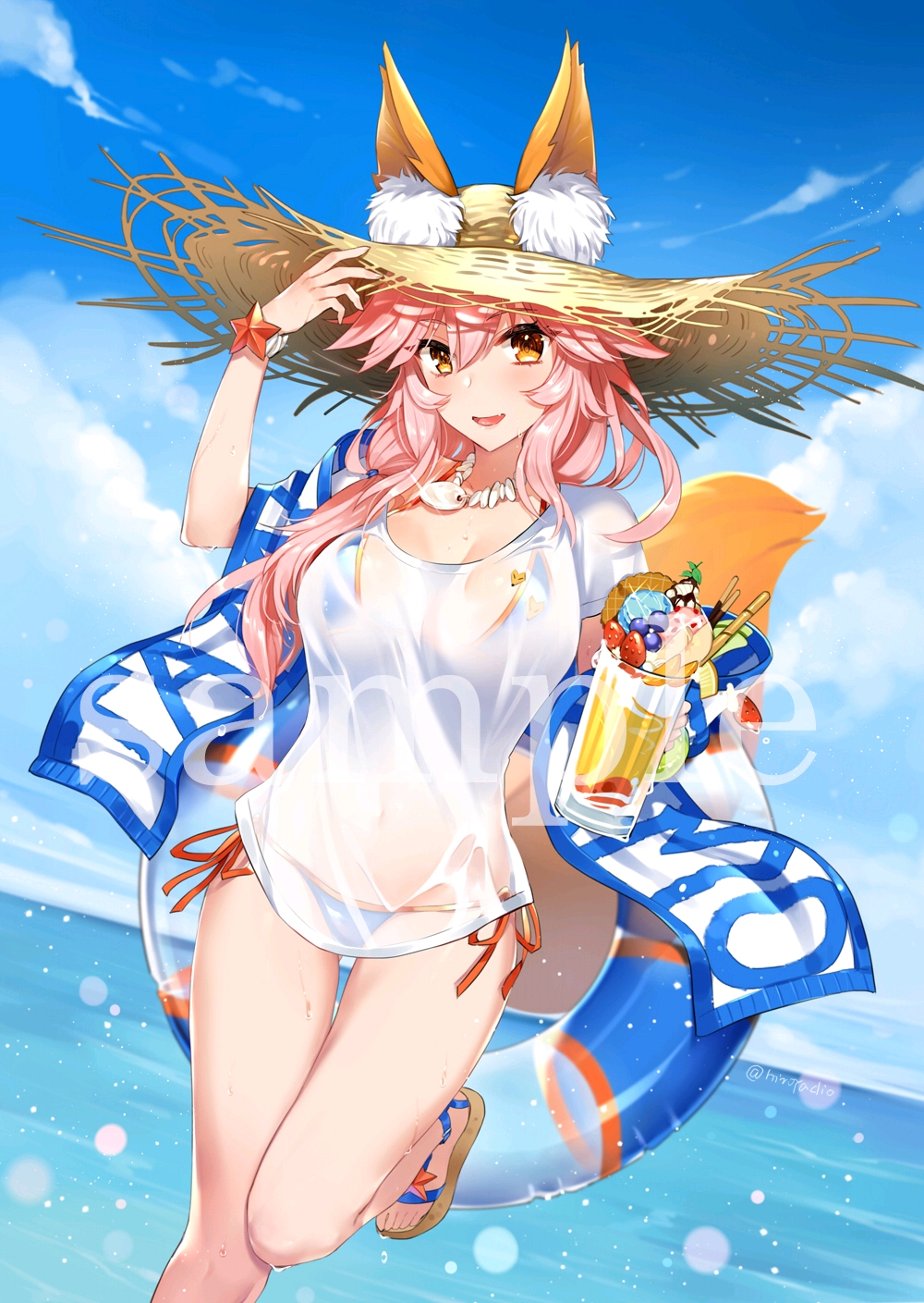 [fgo美图]玉藻前(泳装)美图