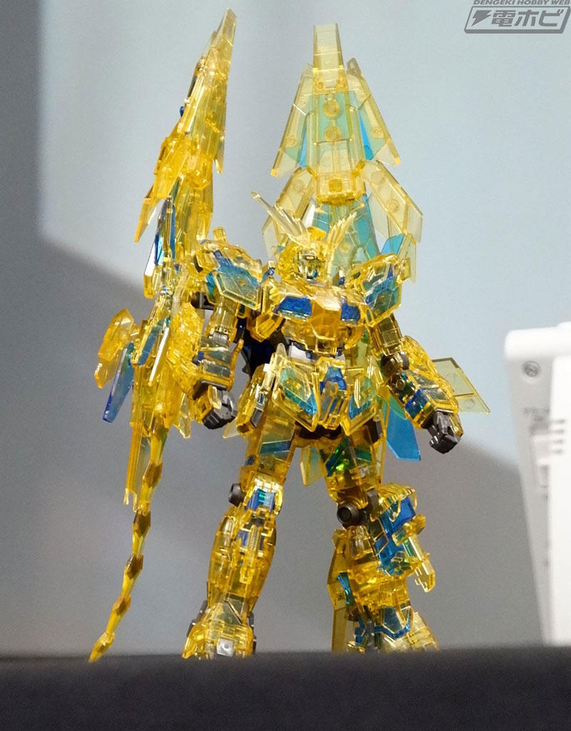 万代 会场限定 hguc 独角兽菲尼克斯 nt 彩透版