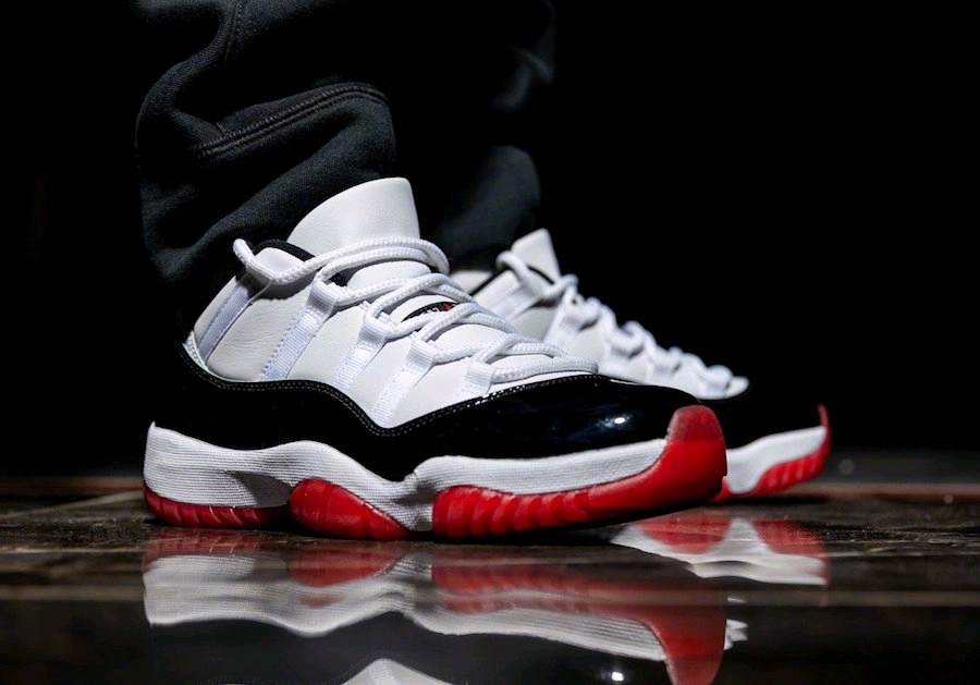 发售延期!aj11 low white bred