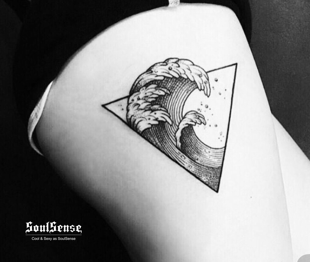 soulsense 纹身 | 海浪纹身,让你的思绪更加宽阔