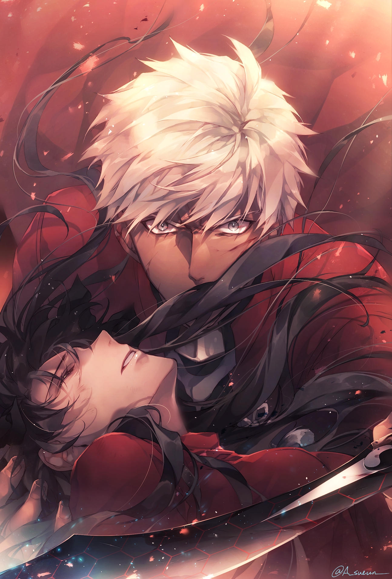 〔动漫壁纸第一弹〕 #全屏# fate stay night 画师:su