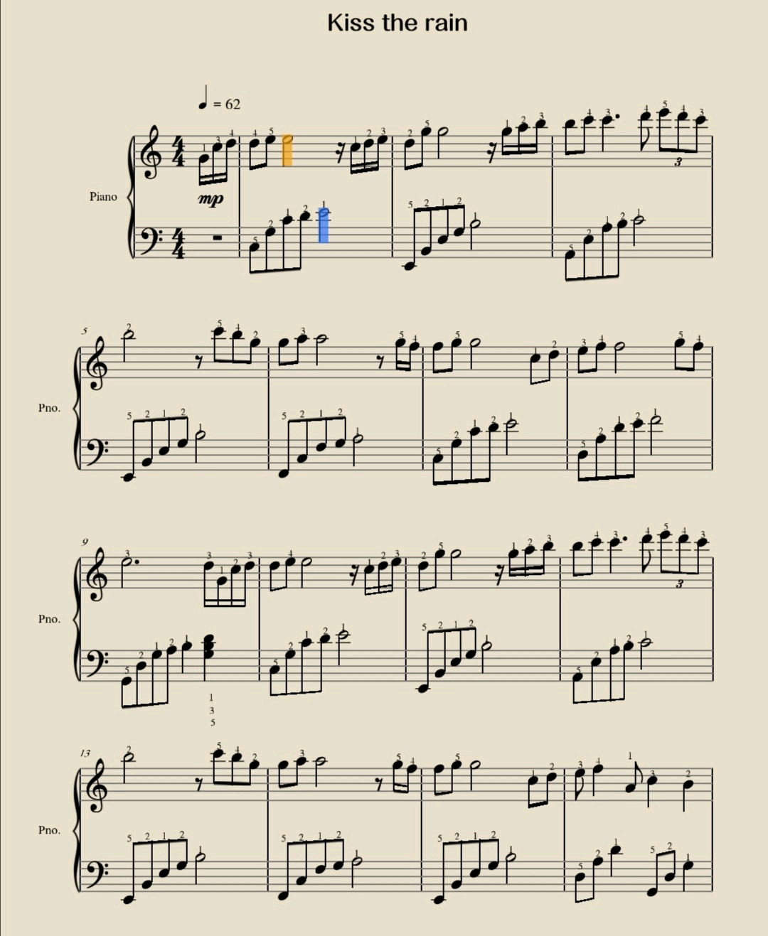 kissthe数字曲谱_数字曲谱