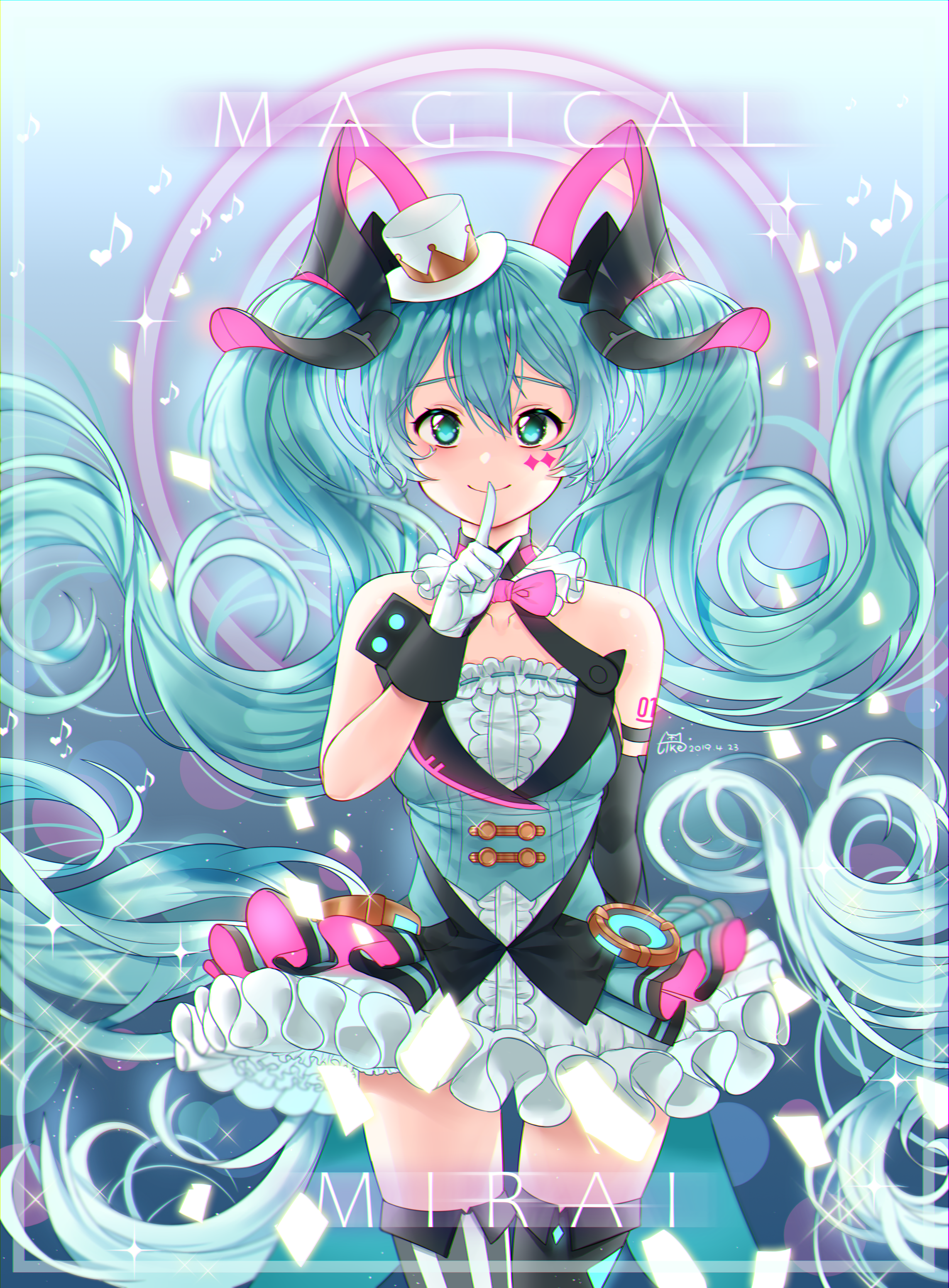 初音未来 洛天依 高清原图 加出处