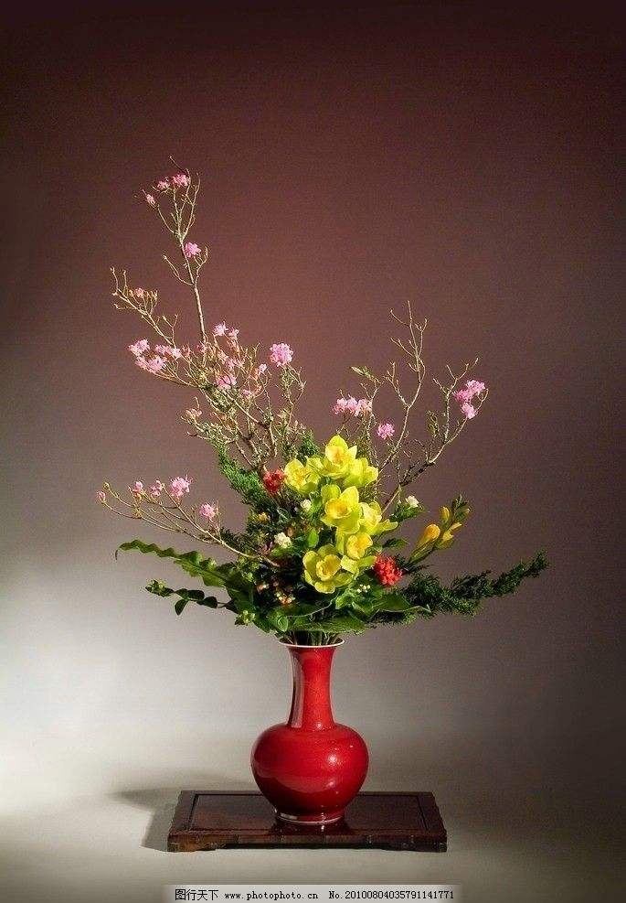生活 日常 中式插花 瓶花谱     本是闲来无事,想了解一下插花,打发