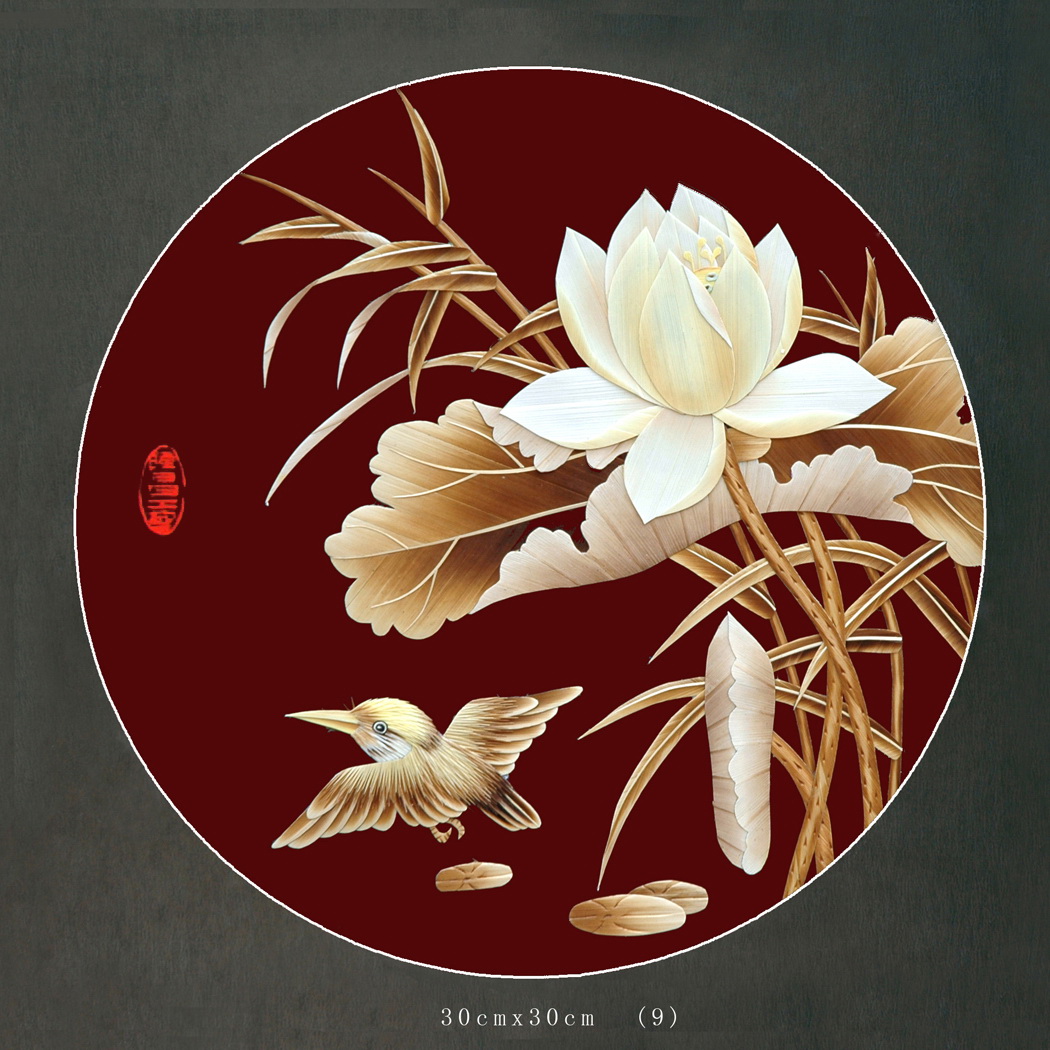 麦秆画鉴赏