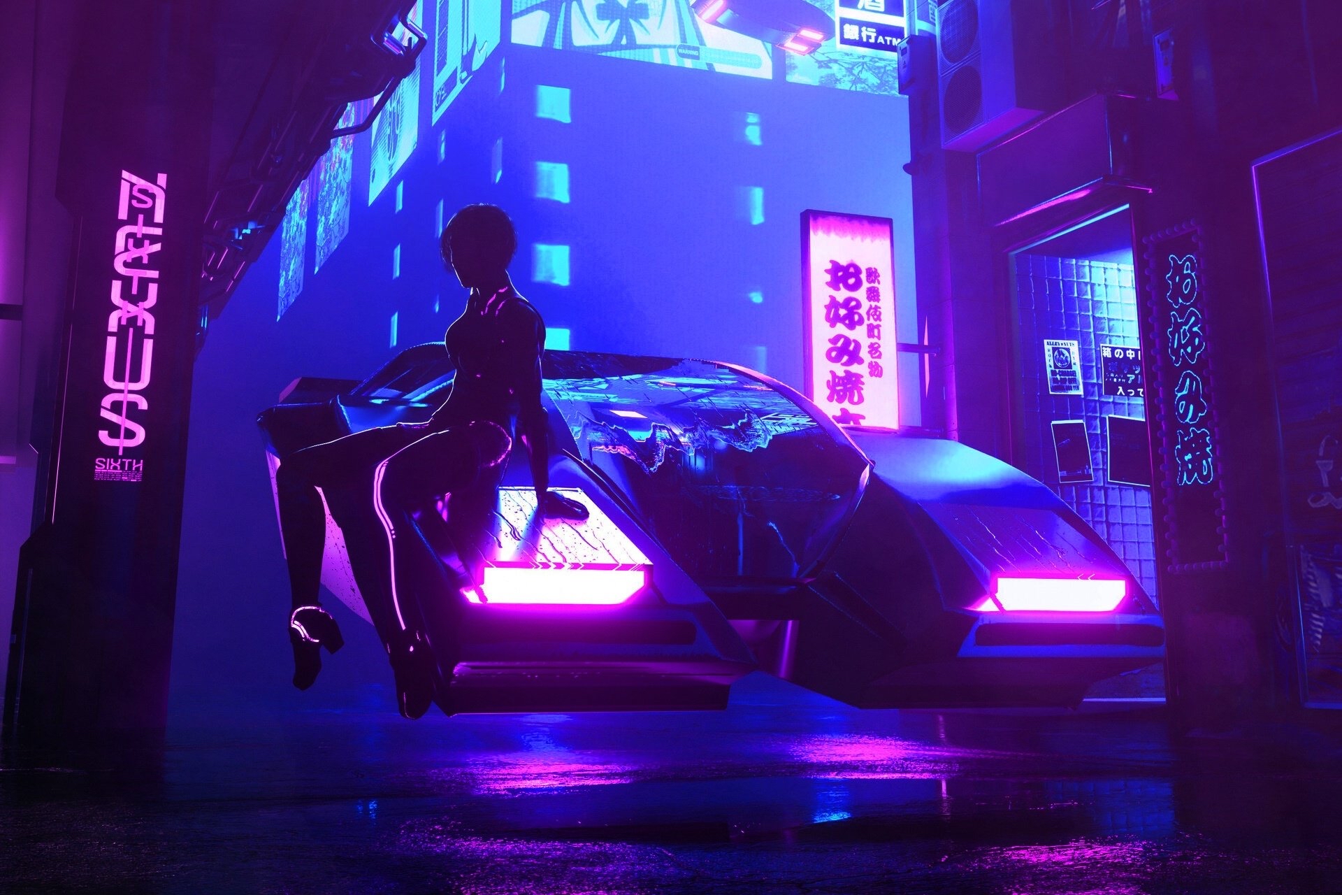 cyberpunk赛博朋克插画转载(3)