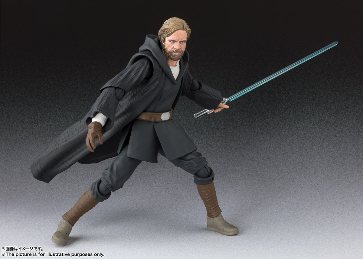 万代shfiguarts系列星球大战汉索洛老年版卢克天行者老年版公布