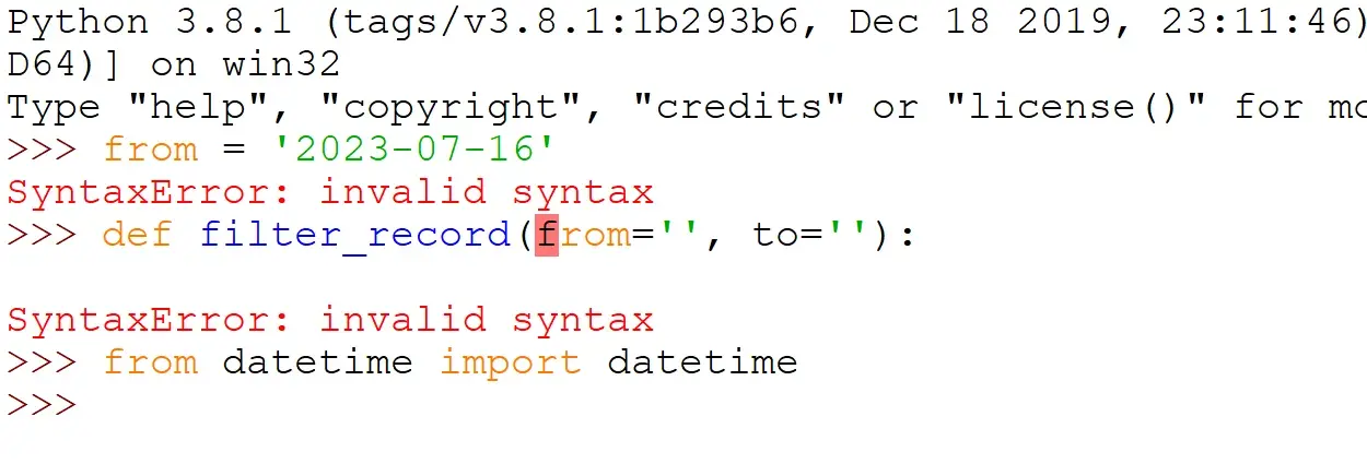 python中from的用法  第1张