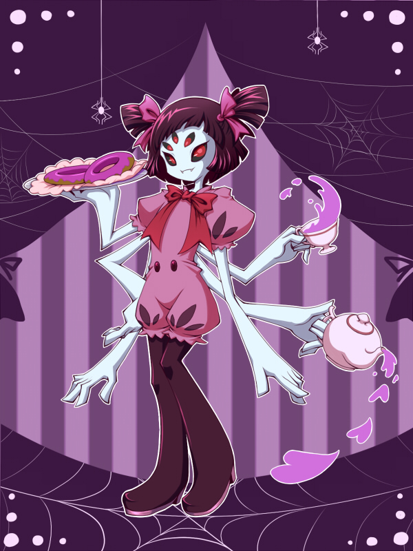 undertale传说之下精美人物图包muffet篇