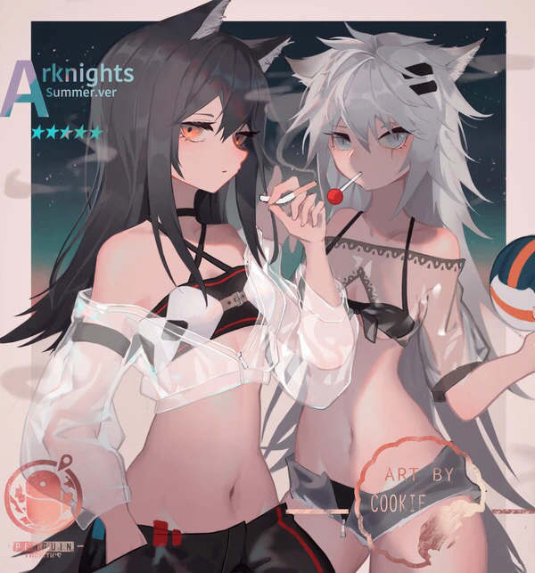 【明日方舟】双狼 拉普兰德x德克萨斯