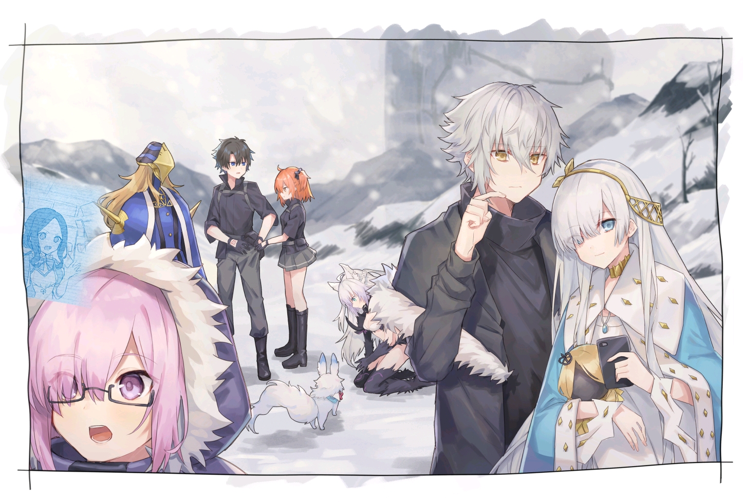 fgo图片:皇女(来自凛冬的祝福_(:з」∠)_)