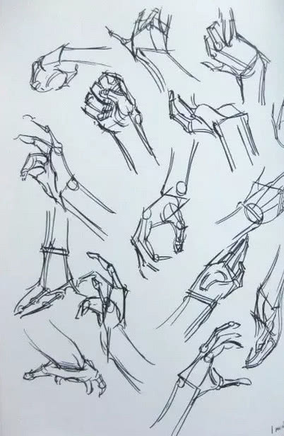 美术生考试素描结构和人体动态超详细分析图