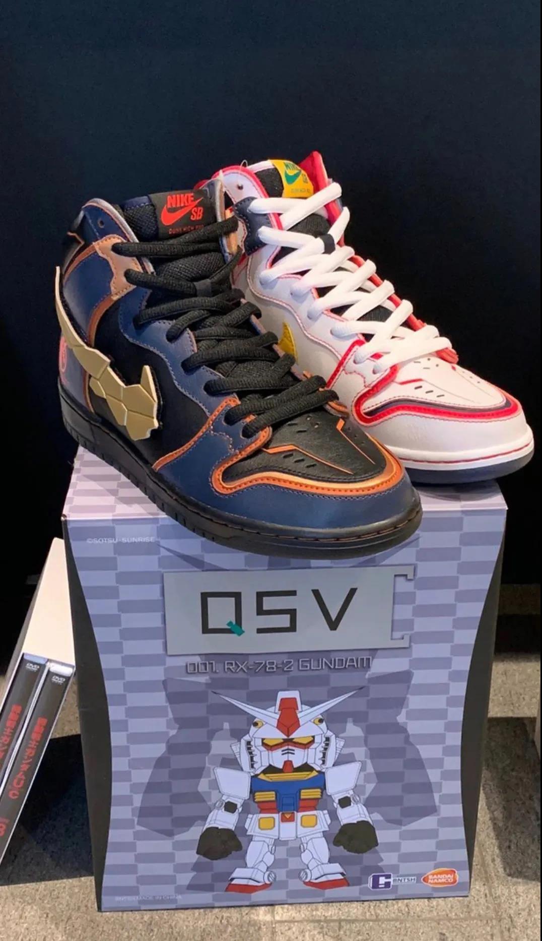 sb dunk x"高达"联名真的要来了!
