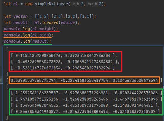 js实现pytorchtorchnnlinear