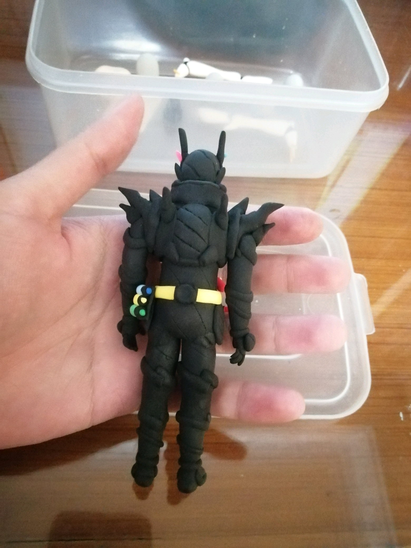 超轻粘土作品假面骑士build危险兔坦