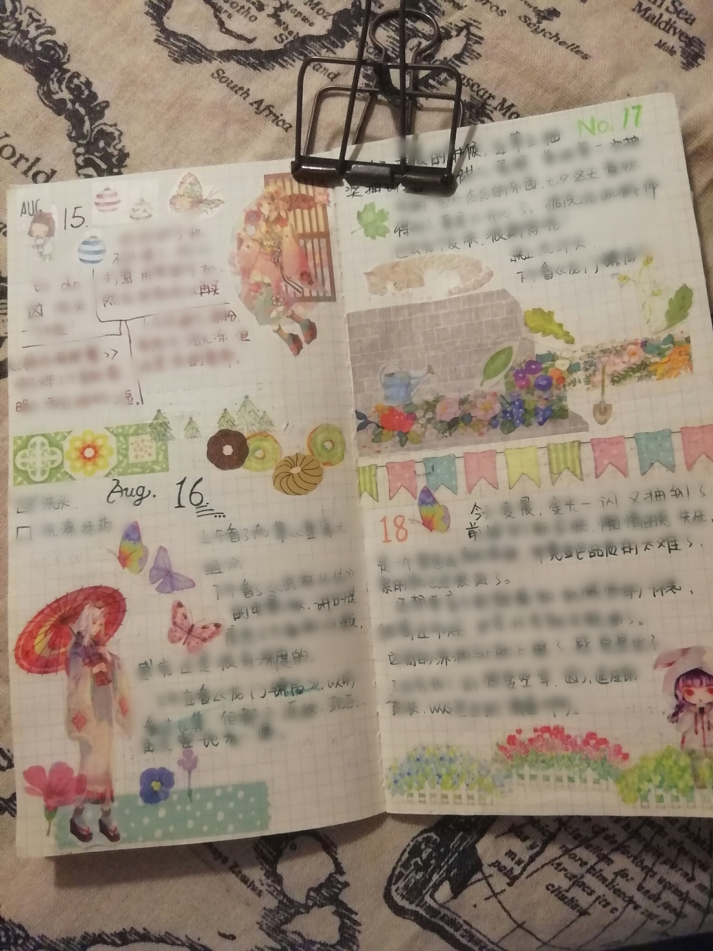 手帐拼贴分享