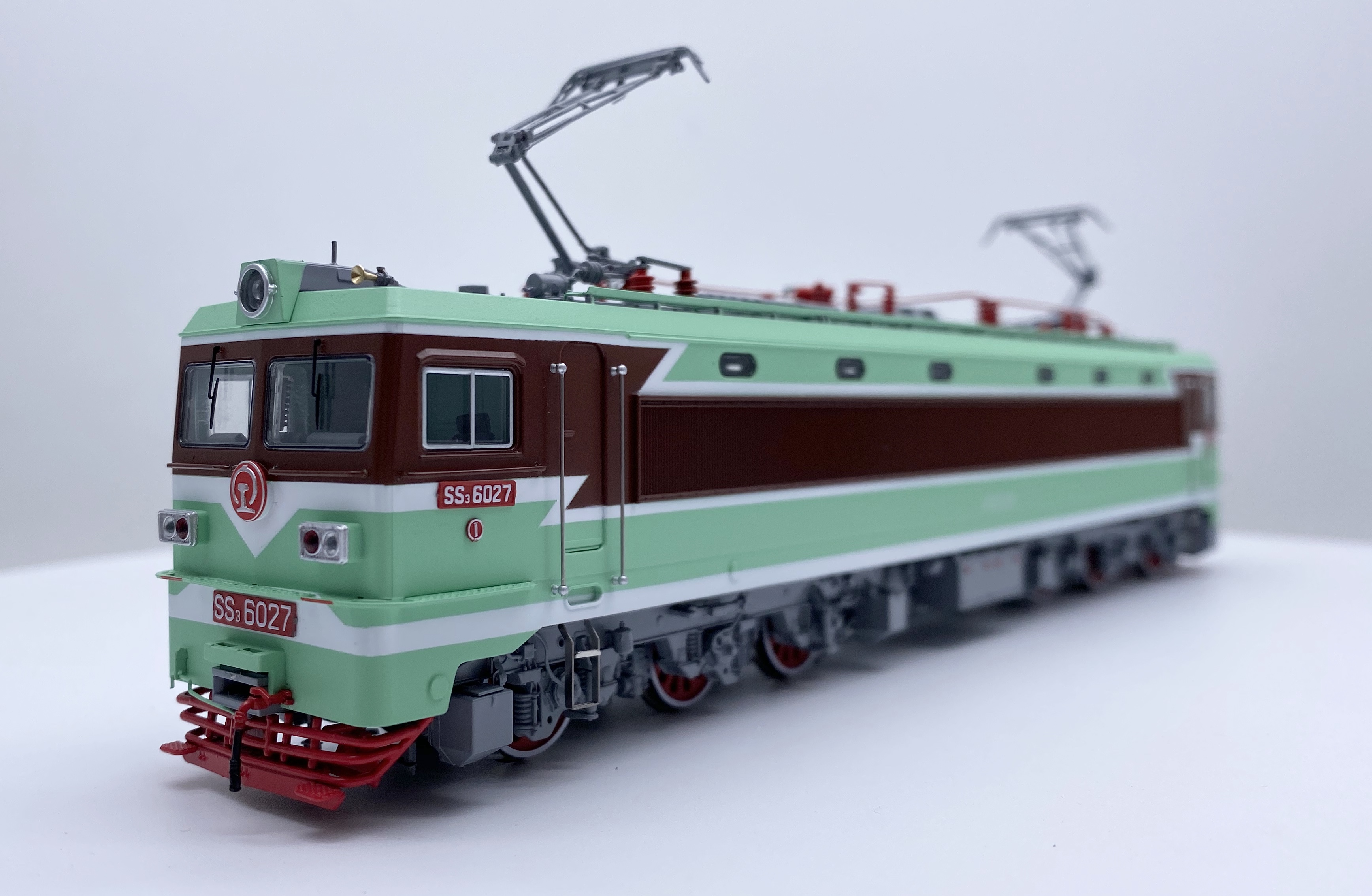 ss3型电力机车模型局段
