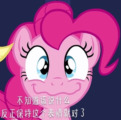 (自制)小马表情包电影系列:小马宝莉 小马国女孩
