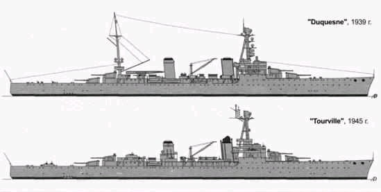 法国巡洋舰介绍(三)-条约重巡的初次尝试 - 迪凯纳级