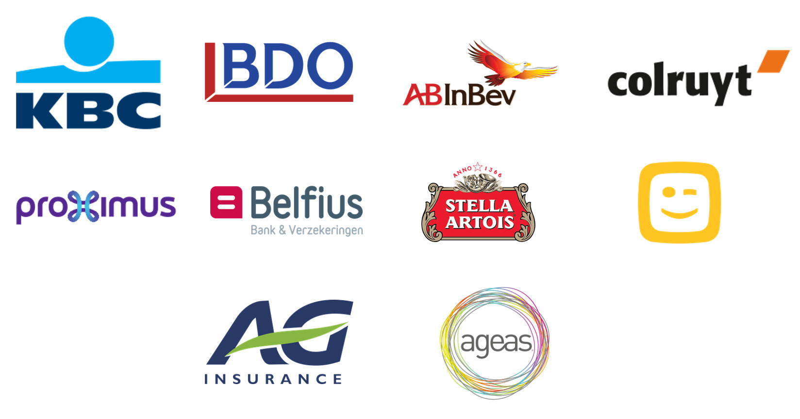 Logos for Brand Finance Belgium 10 2022 哔哩哔哩