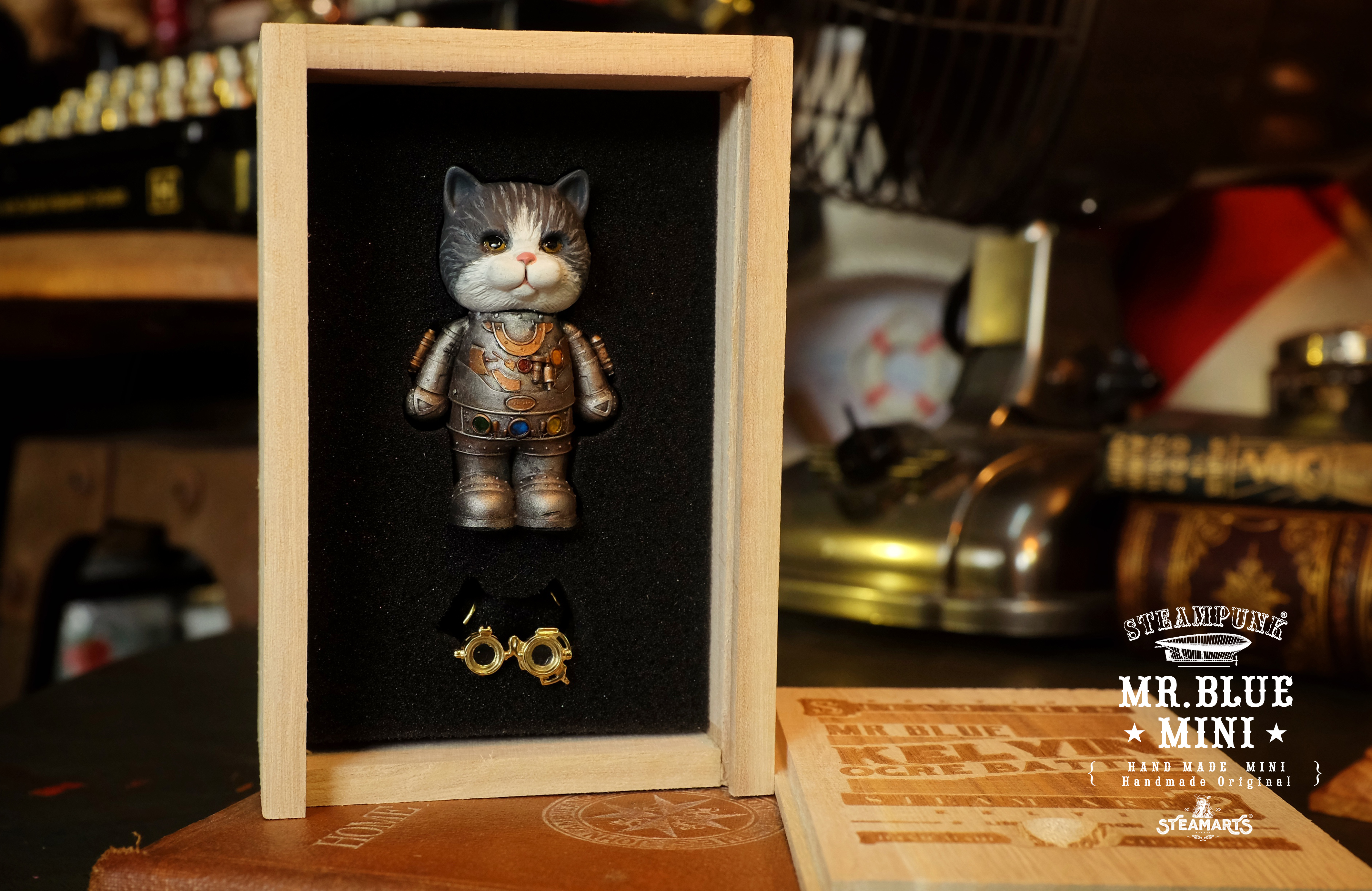 蒸汽工厂steamarts 小蓝猫 mr.blue