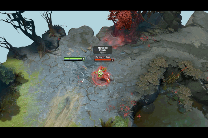 游戏 电子竞技 刚才有人打我吗 —— dota2即时效果介绍 gif