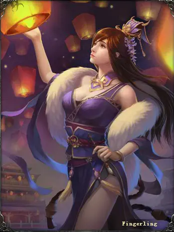 三国杀游戏的武将皮肤以及语音 甄姬