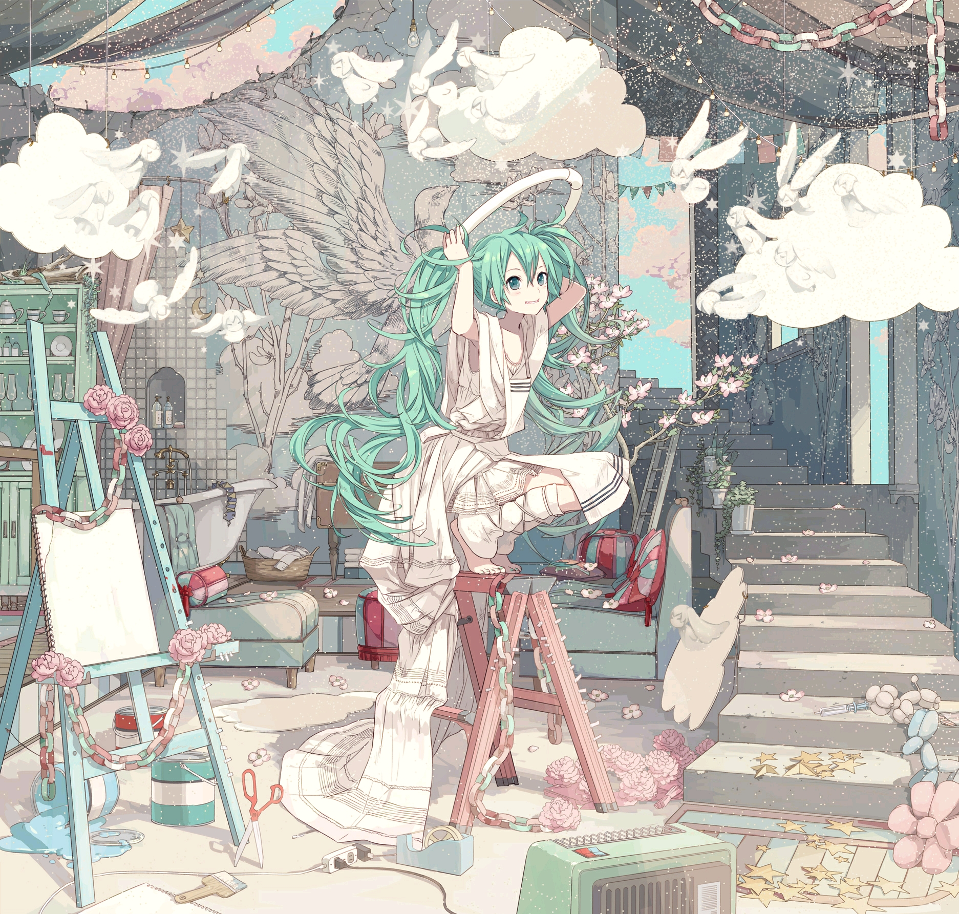 【p站画师】各种各样的初音未来!日本画师えこいくしま的插画作品