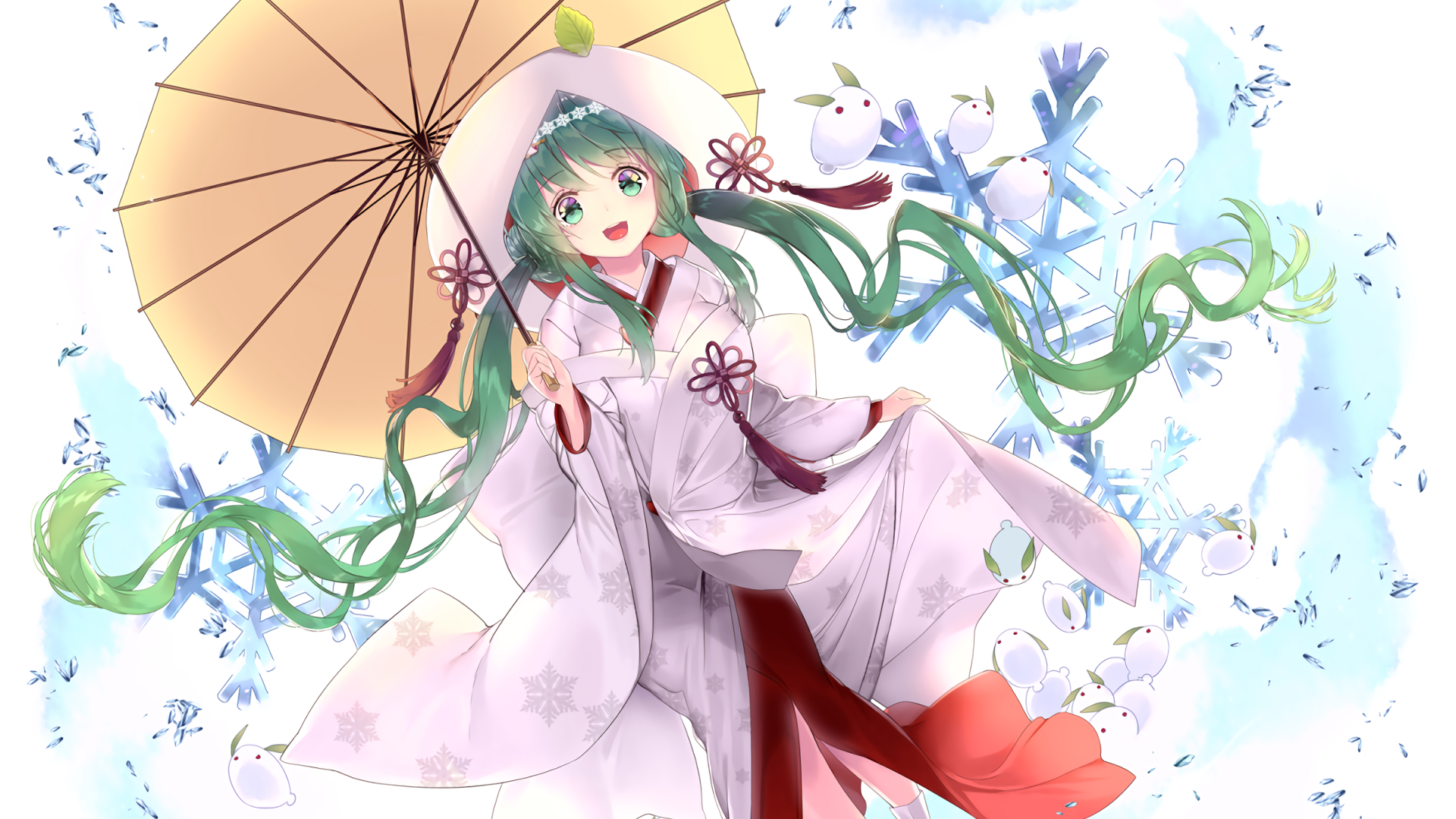 横屏裁剪冬夜不寒雪初音04