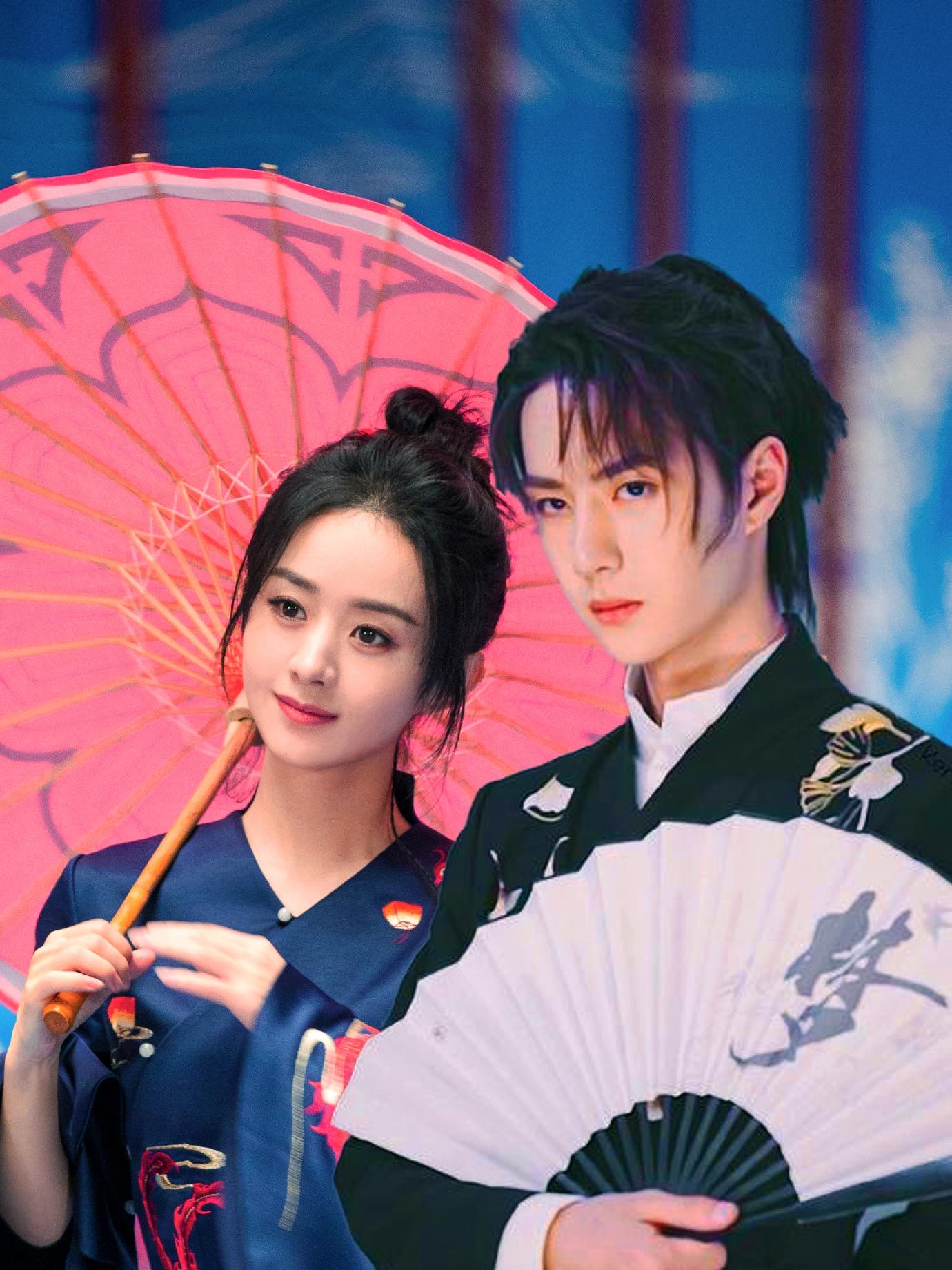 赵丽颖·王一博无水印壁纸