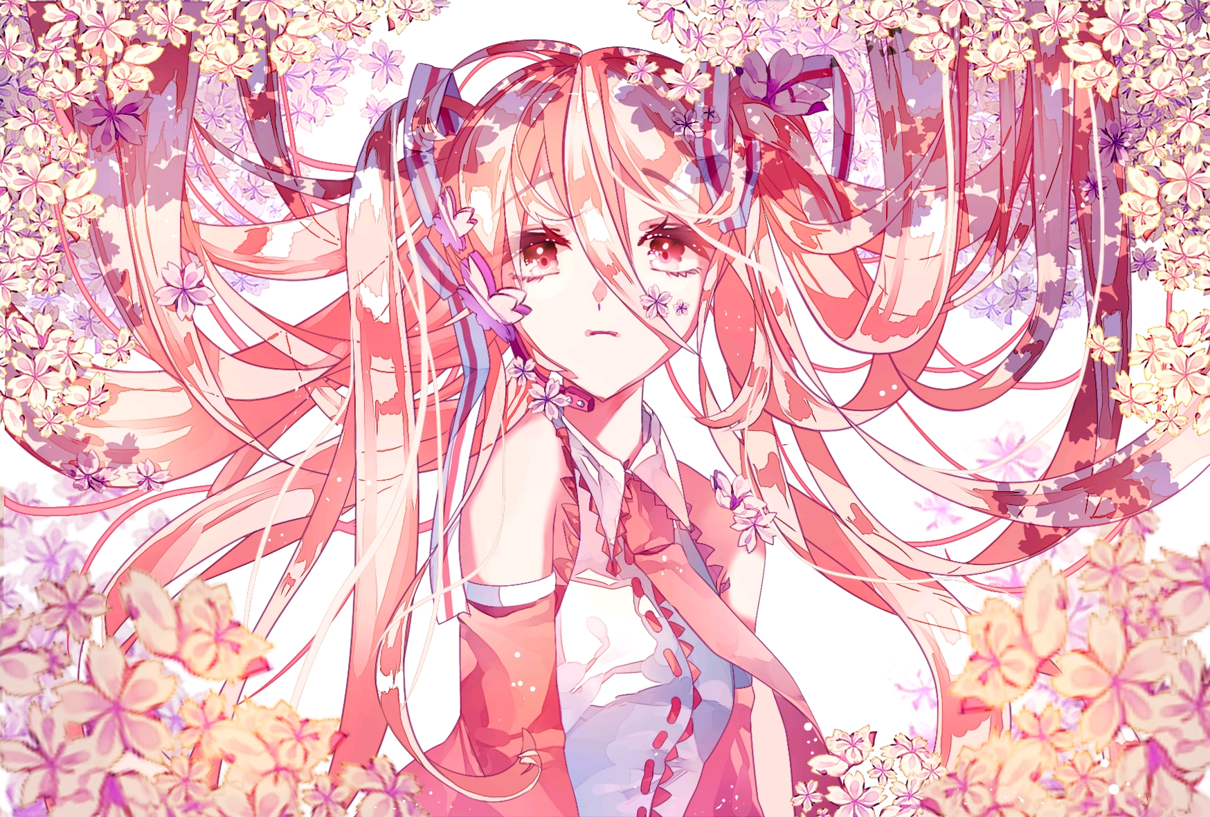 樱初音(桜ミク 百张壁纸合集part2