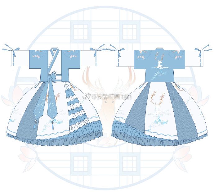 中华风lolita设计图
