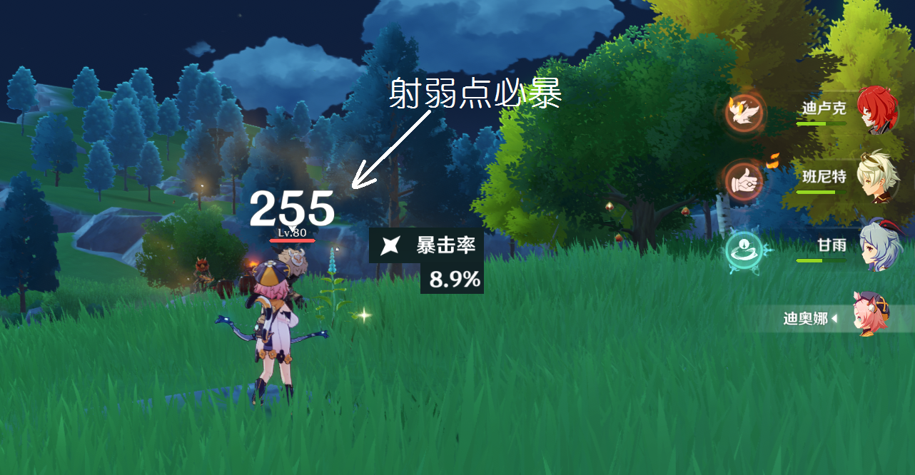 原神甘雨低配版阵容搭配4星队伍组合表现同样不赖