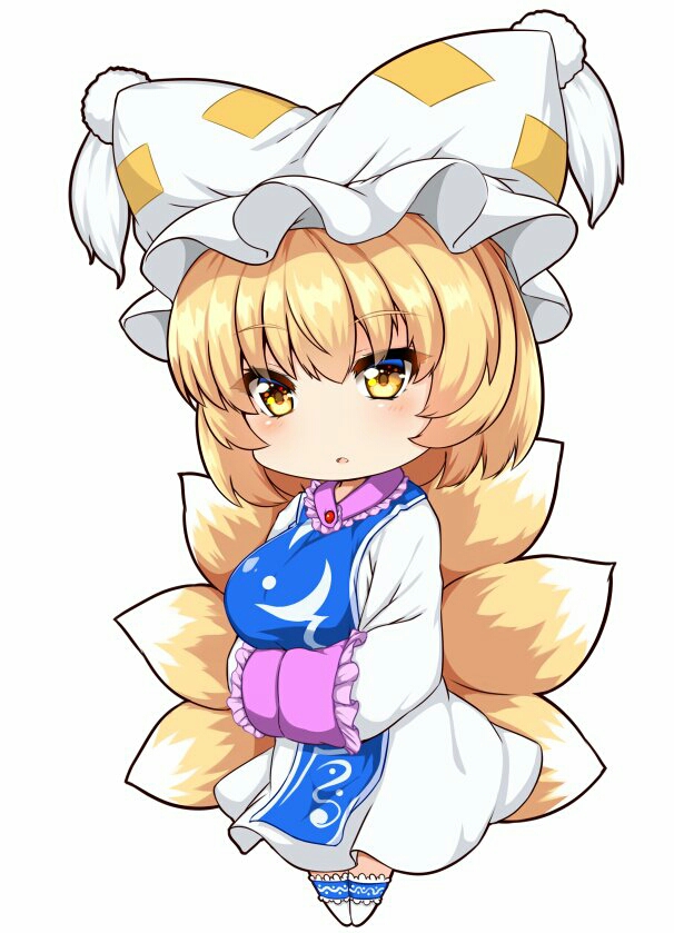 动画 动漫杂谈 「东方美图集」策士之九尾-八云蓝q版